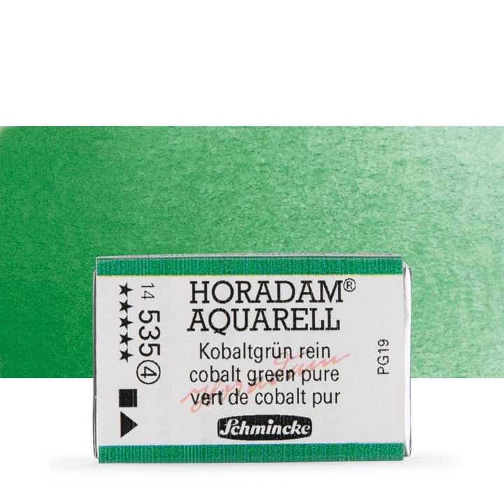 Schmincke Horadam akvarell festékek – 535 Cobalt Green Pure