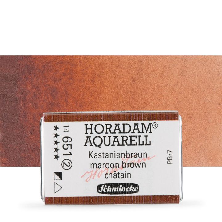 Schmincke Horadam akvarell festékek – 651 Maroon Brown