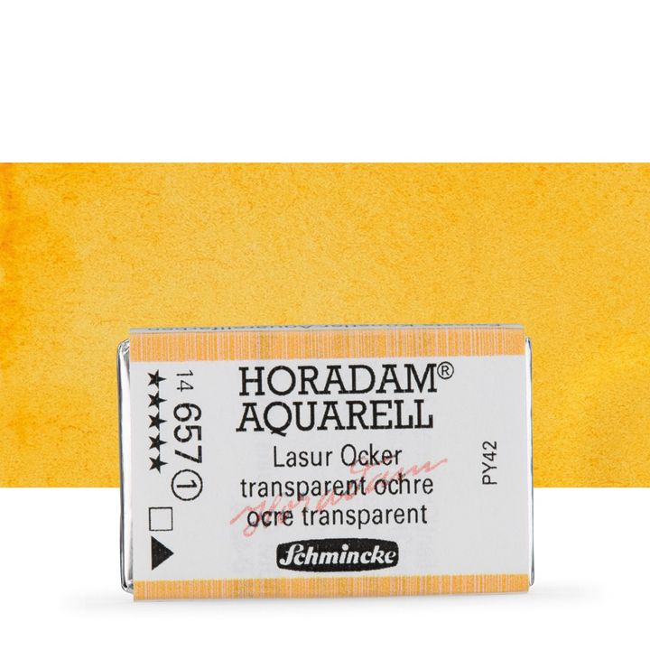 Schmincke Horadam akvarell festékek – 657 Transparent Ochre