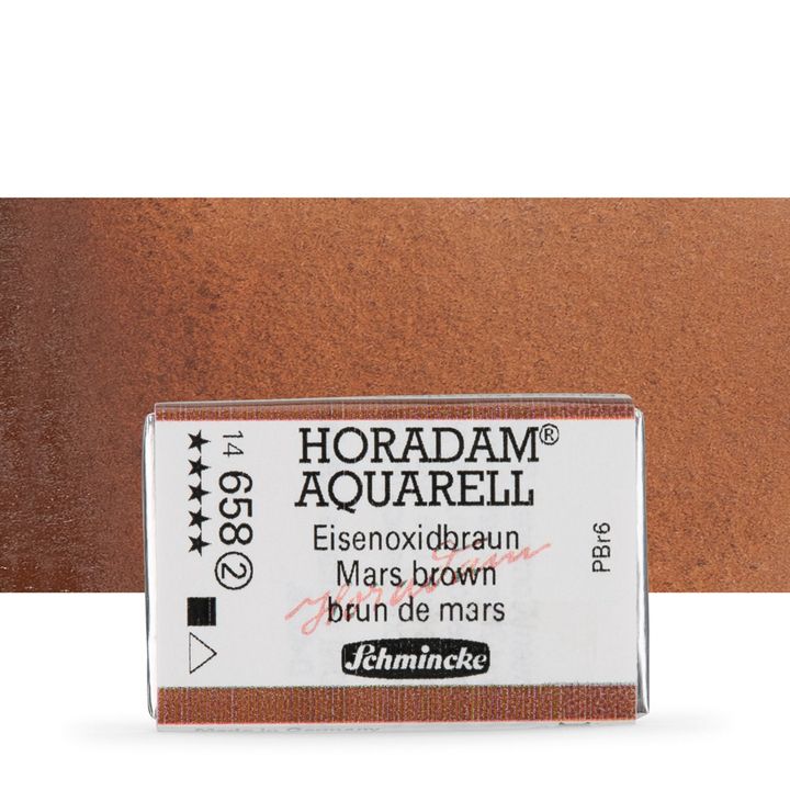 Schmincke Horadam akvarell festékek – 658 Mars Brown