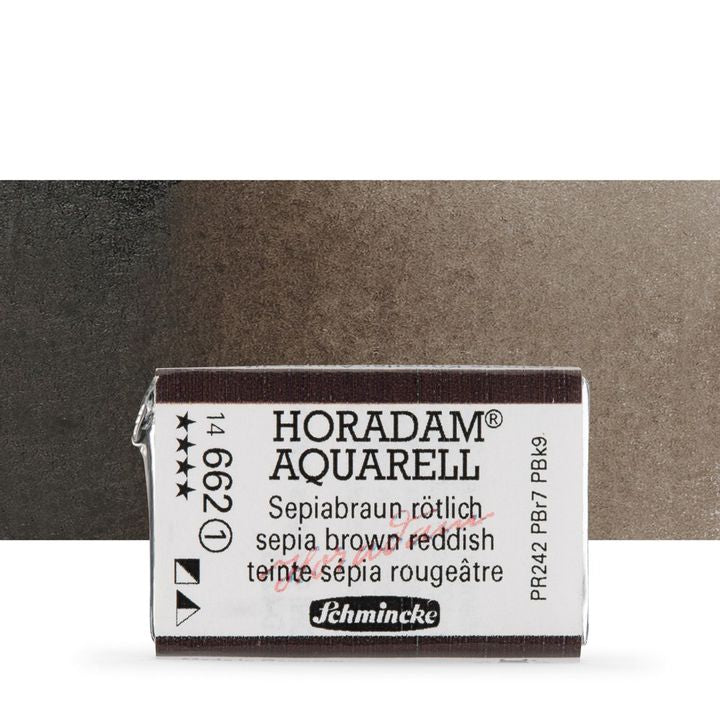 Schmincke Horadam akvarell festékek – 662 Sepia Brown Reddish