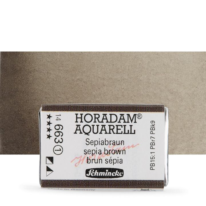 Schmincke Horadam akvarell festékek – 663 Sepia Brown