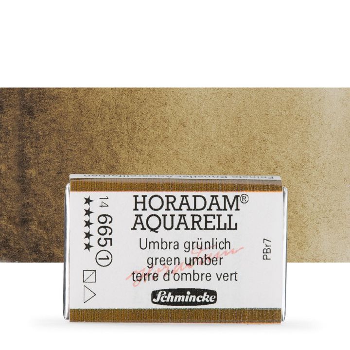 Schmincke Horadam akvarell festékek – 665 Green Umber