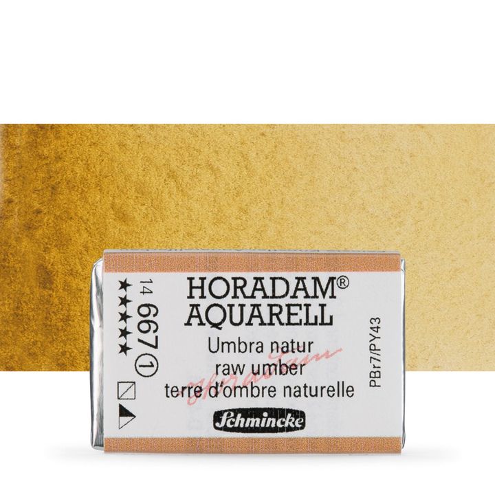 Schmincke Horadam akvarell festékek – 667 Raw Umber