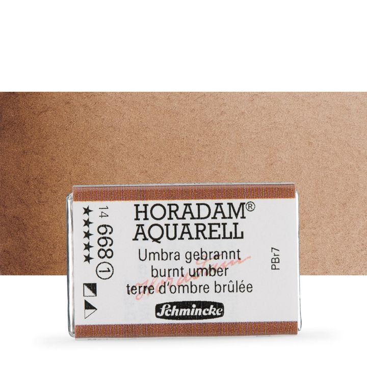 Schmincke Horadam akvarell festékek – 668 Burnt Umber
