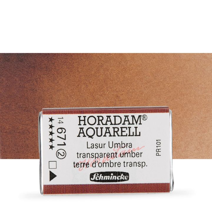 Schmincke Horadam akvarell festékek – 671 Transparent Umber