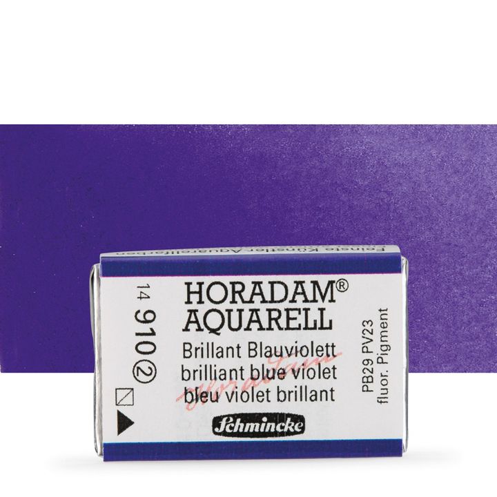 Schmincke Horadam akvarell festékek – 910 Brilliant Blue Violet