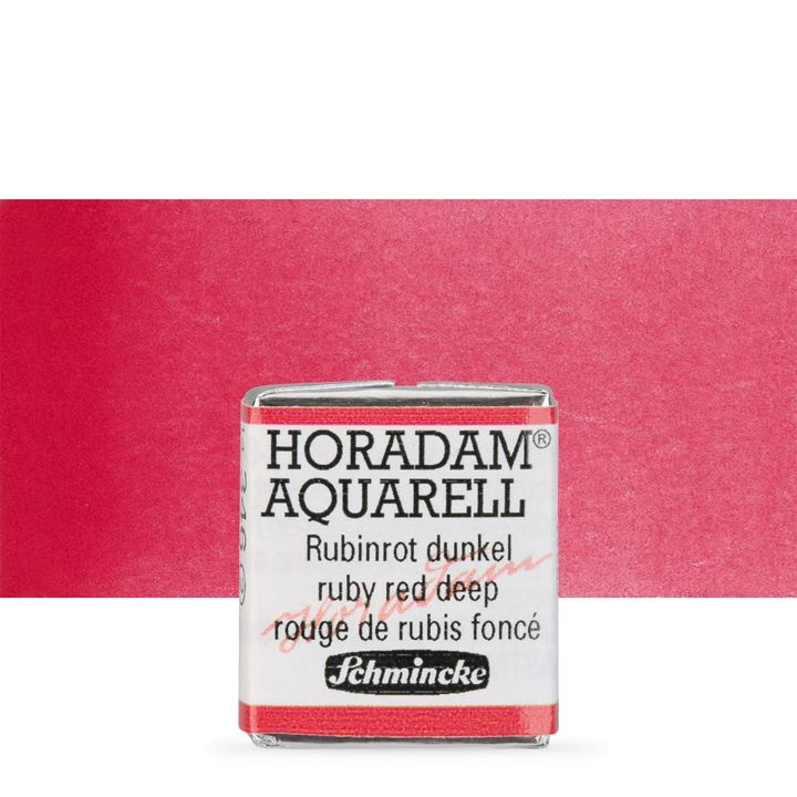 Schmincke Horadam akvarell festékek – 346 Ruby Red Deep