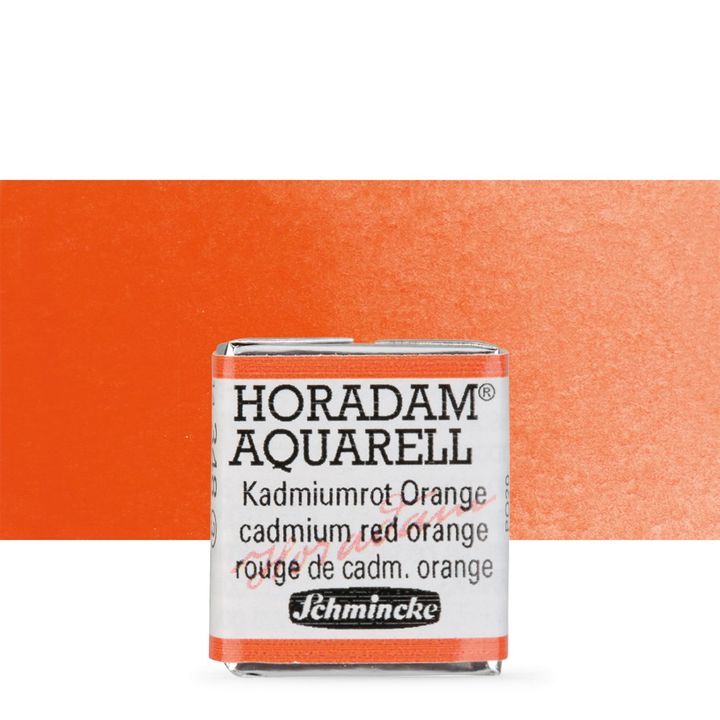 Schmincke Horadam akvarell festékek – 348 Cadmium Red Orange