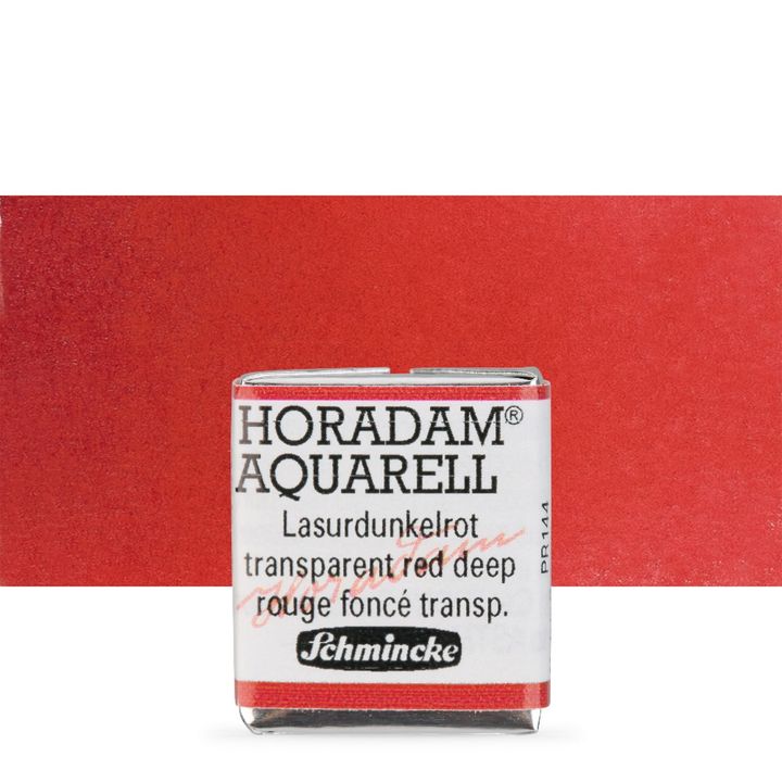Schmincke Horadam akvarell festékek – 355 Transparent Red Deep