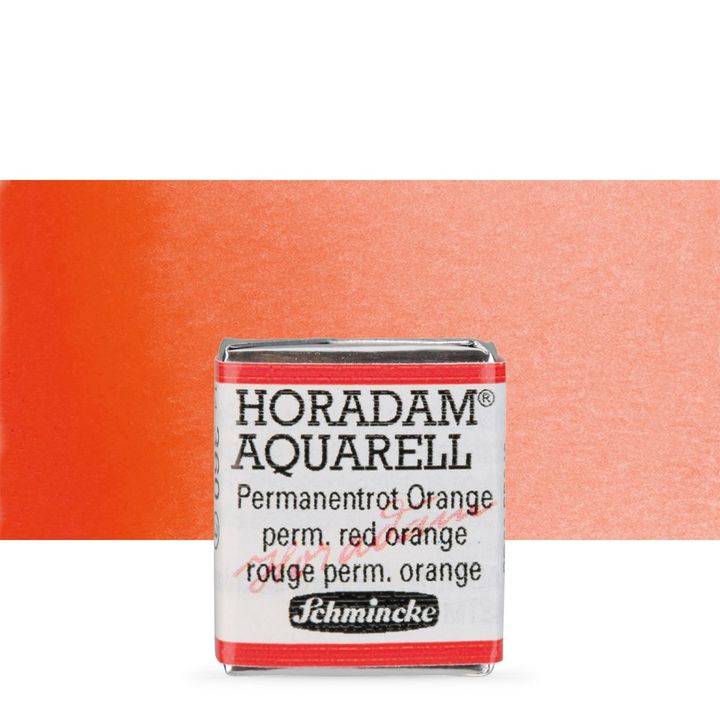 Schmincke Horadam akvarell festékek – 360 Permanent Red Orange