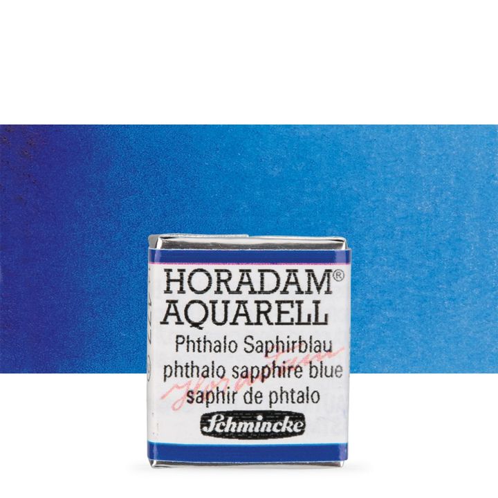 Schmincke Horadam akvarell festékek – 477 Phthalo Sapphire Blue