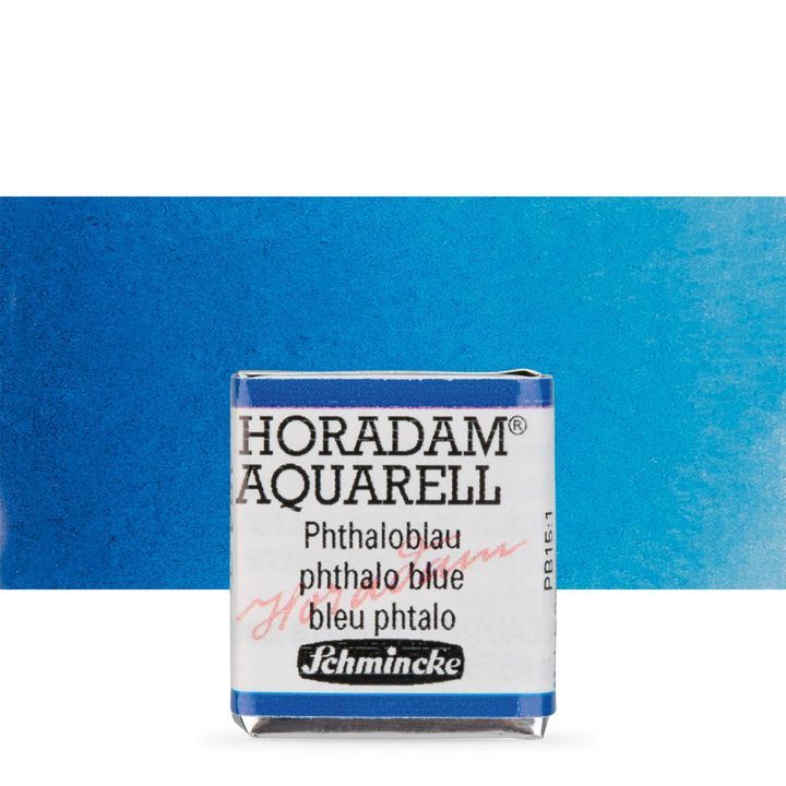 Schmincke Horadam akvarell festékek – 484 Phthalo Blue
