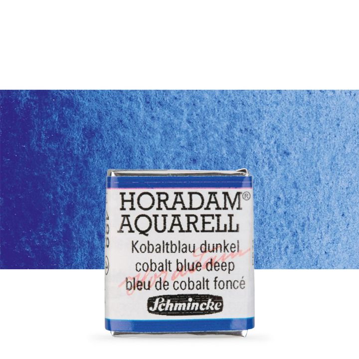 Schmincke Horadam akvarell festékek – 488 Cobalt Blue Deep