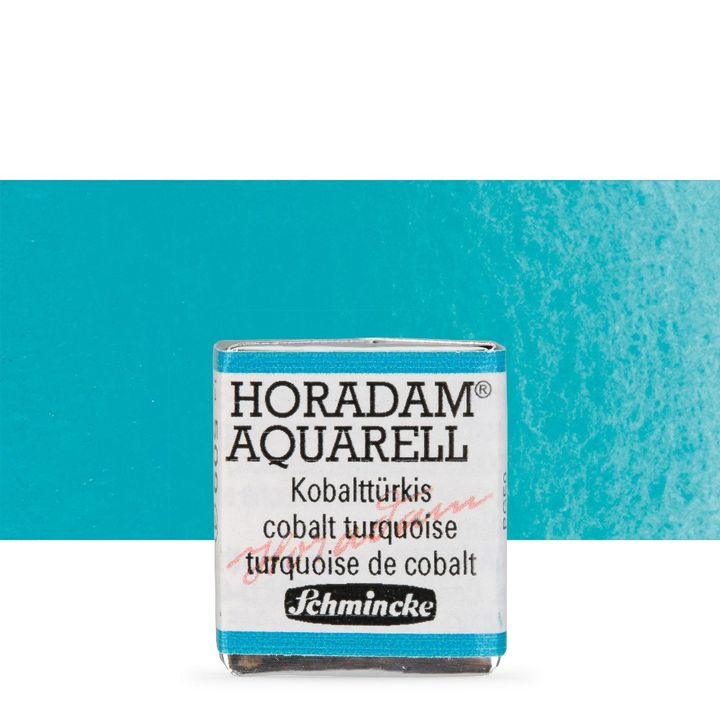 Schmincke Horadam akvarell festékek – 509 Cobalt Turquoise