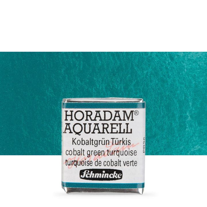 Schmincke Horadam akvarell festékek – 510 Cobalt Green Turquoise