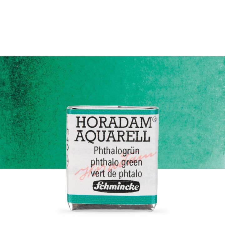 Schmincke Horadam akvarell festékek – 519 Phthalo Green