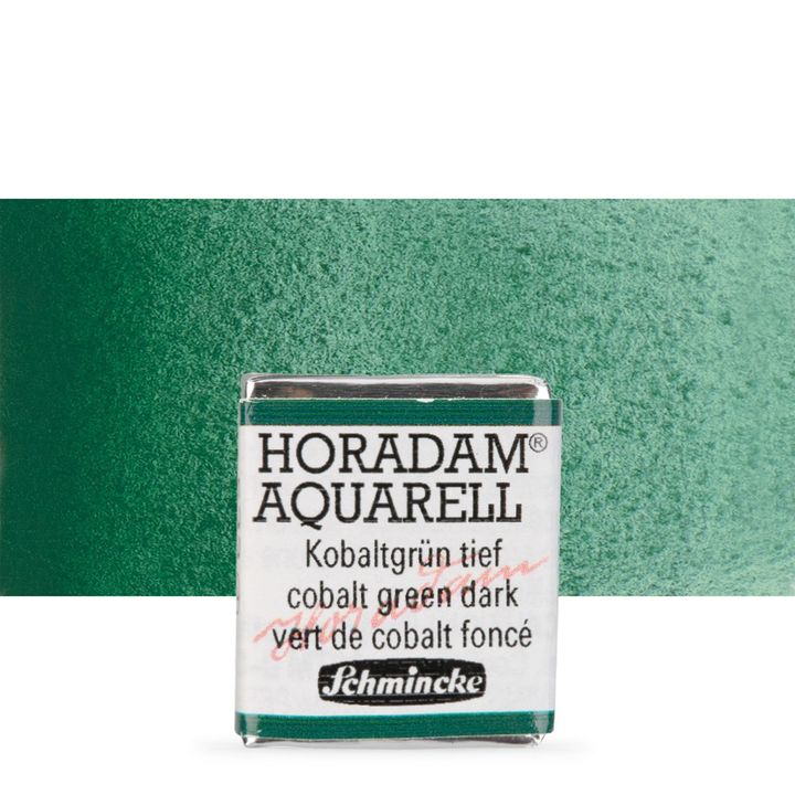 Schmincke Horadam akvarell festékek – 533 Cobalt Green Dark