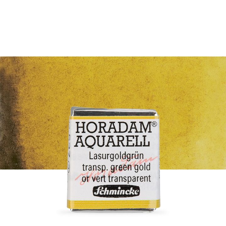 Schmincke Horadam akvarell festékek – 537 Transparent Green Gold