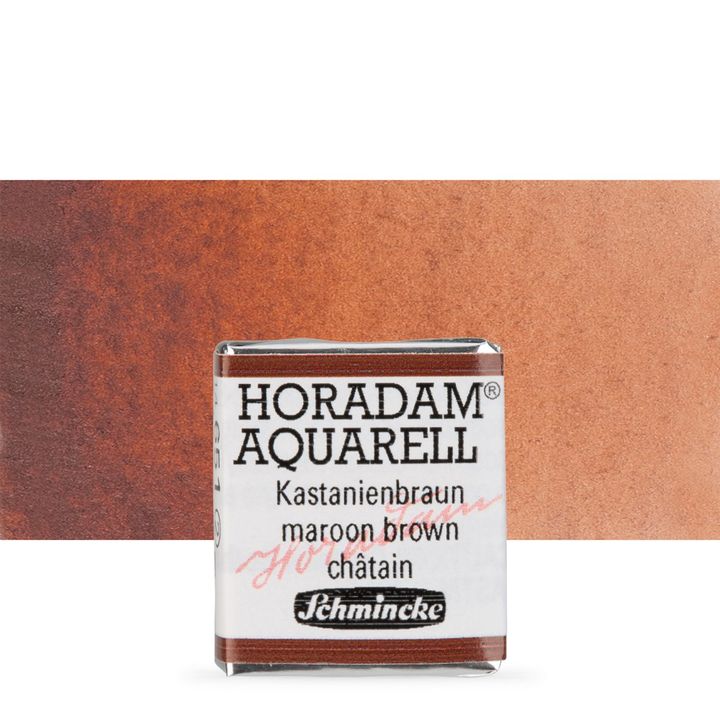 Schmincke Horadam akvarell festékek – 651 Maroon Brown