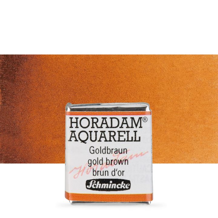 Schmincke Horadam akvarell festékek – 654 Gold Brown