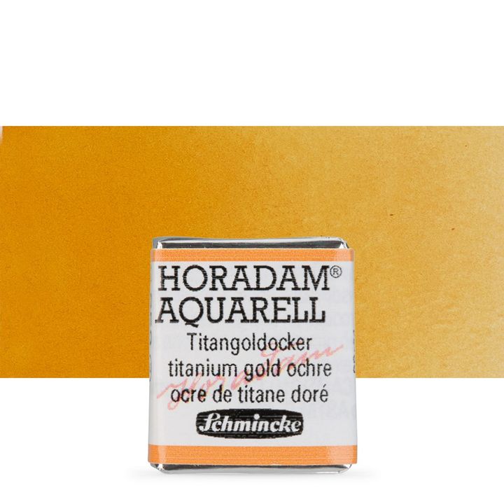 Schmincke Horadam akvarell festékek – 659 Titanium Gold Ochre