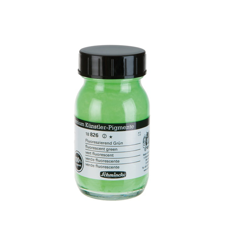 Pigmentek Schmincke 100 ml – 826 Fluoreszkáló zöld