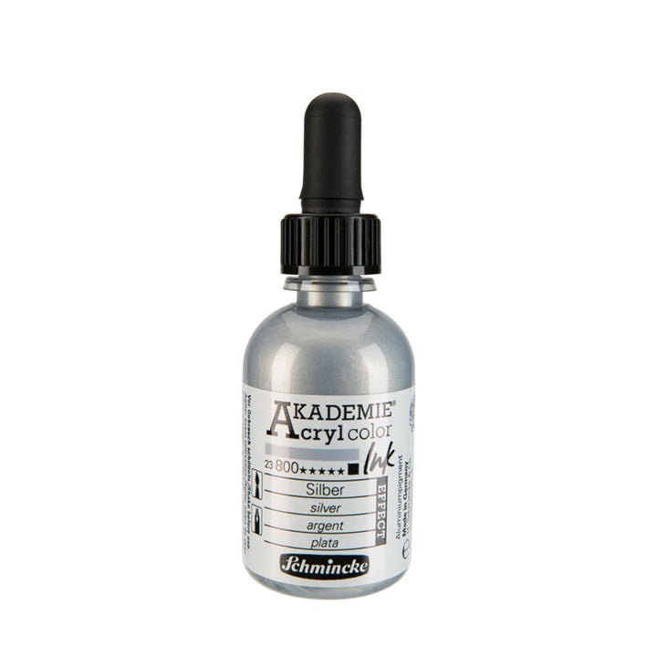 Akril tinta Schmincke AKADEMIE 50 ml – 800 ezüst