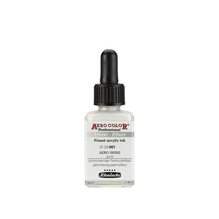 Schmincke AERO COLOR Professional Effect akril tinta 28 ml – 901 AERO SHINE arany