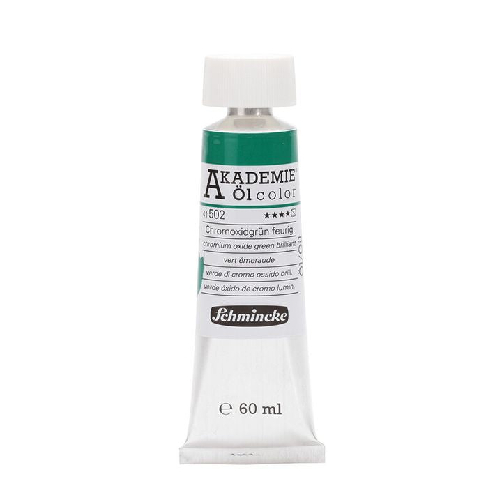 Olajfesték Schmincke AKADEMIE 60 ml – 502 Króm-oxid ragyogó zöld