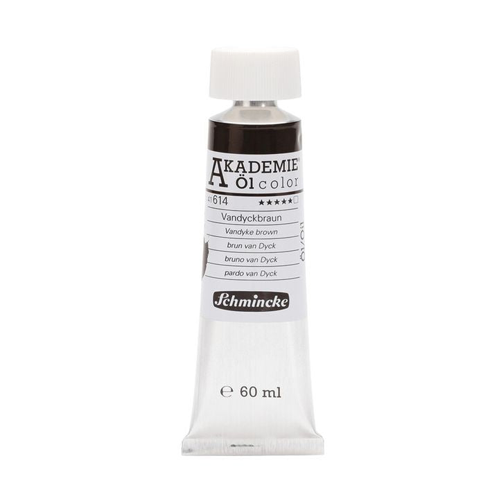 Olajfesték Schmincke AKADEMIE 60 ml – 614 Vandyke barna