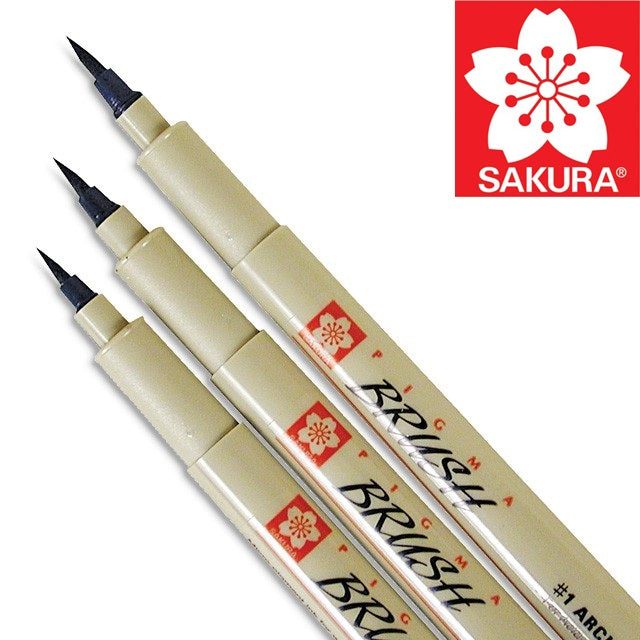 SAKURA Pigma Brush kreatív rajztollak – Brown