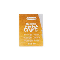 Schmincke Trio liquid earth folyékony természetes földpigment készlet 3 x 5 ml