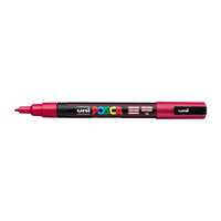 Marker UNI POSCA PC-3M 0.9 - 1.3 MM – sötétvörös (14)
