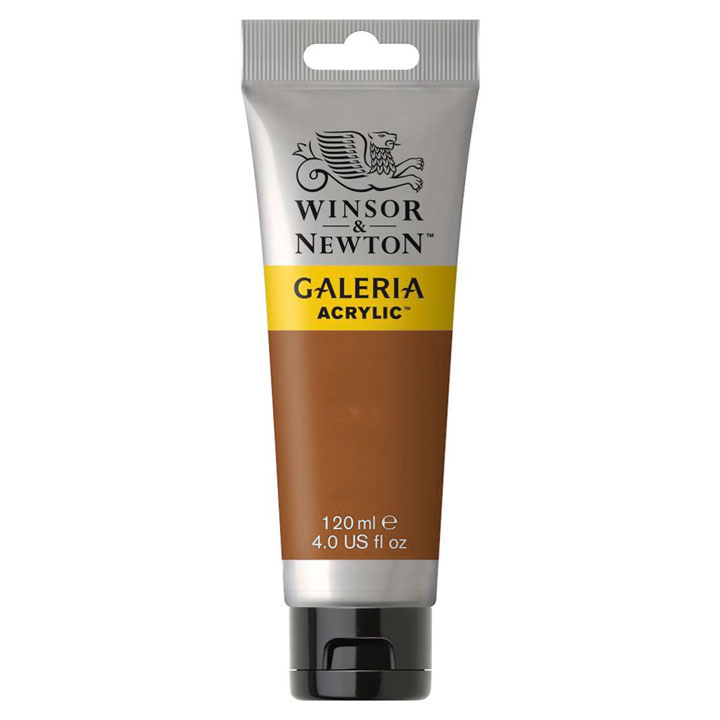 Akrilfesték Winsor & Newton Galeria 120 ml – Raw Sienna Opaq