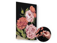 Festés számok szerint FLOWER GARDEN – keret nélkül