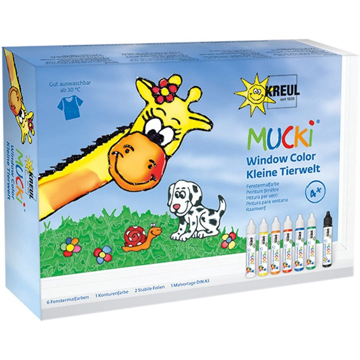 Ablakfesték készlet MUCKI - A kis állatok világa