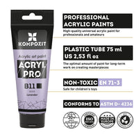 ACRYL PRO kompozit pasztell akrilfesték készlet (4)