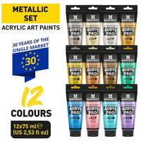 ACRYL PRO METALLIC akril festékkészlet (3)