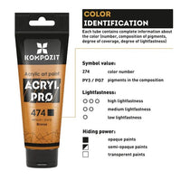 ACRYL PRO METALLIC akril festékkészlet (6)