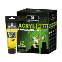 ACRYL PRO PROFESSIONAL akrilfesték készlet 12x75 ml (1)