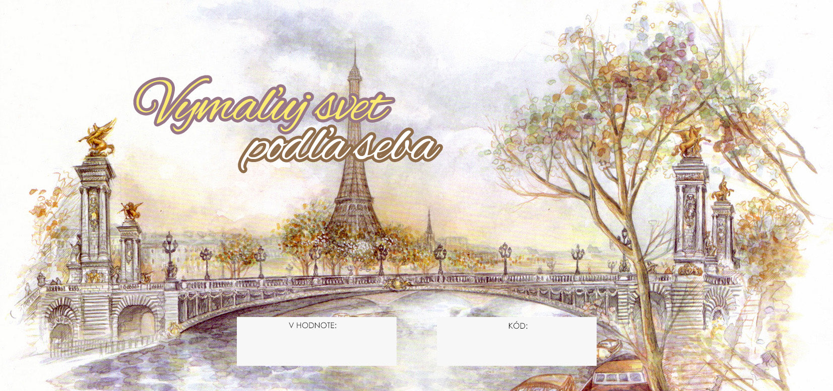 Ajándékutalvány - Fesse be a világot az Ön ízlése szerint