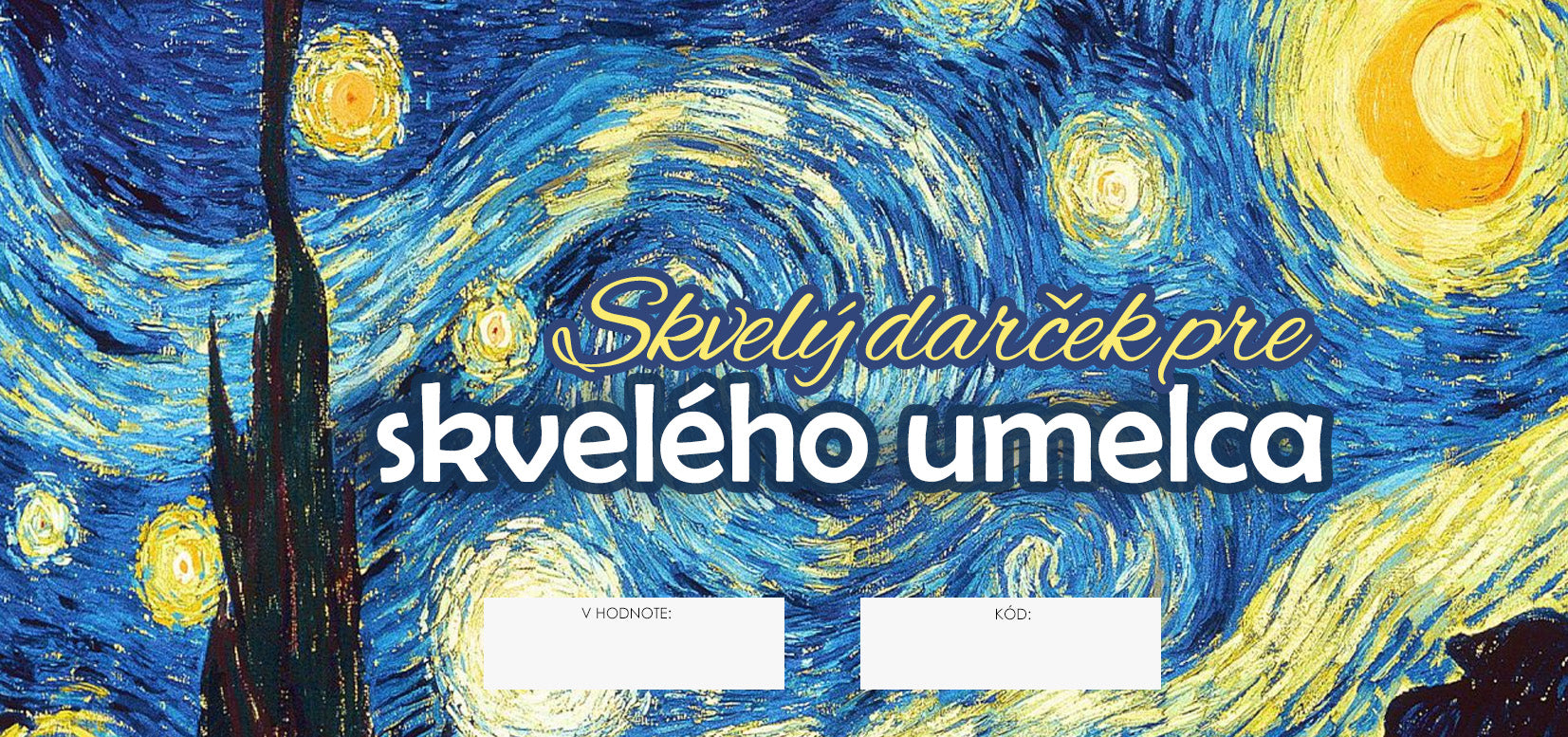 Ajándékutalvány - Szuper ajándék szuper művésznek