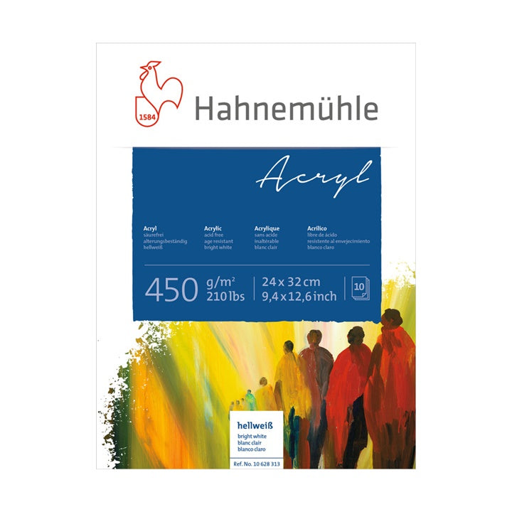 Akril jegyzetfüzet a HAHNEMÜHLE oldalról 10 lap (1)