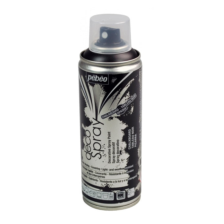 Akril kréta spray festék Pebeo 200 ml fekete (1)