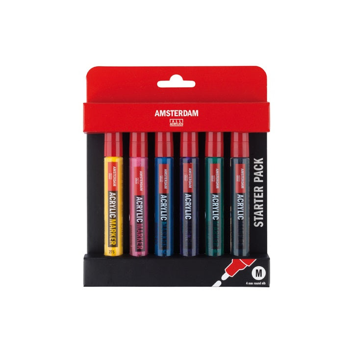 Akril marker szett AMSTERDAM BASIC SET / 6x4mm