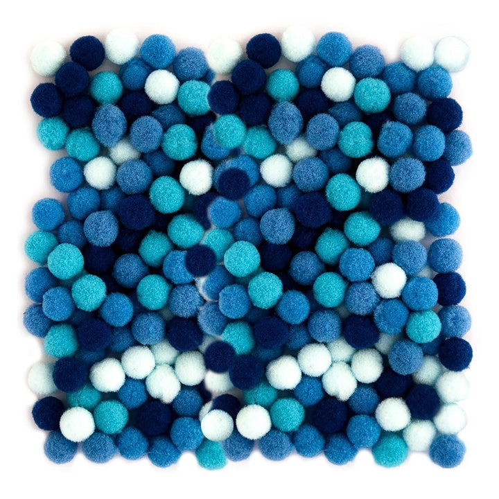 Akril Pom Poms, 1 cm - 120 db
