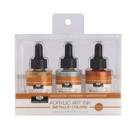 Akril tinta Royal & Langnickel metallikus színek 3 x 30 ml (1)