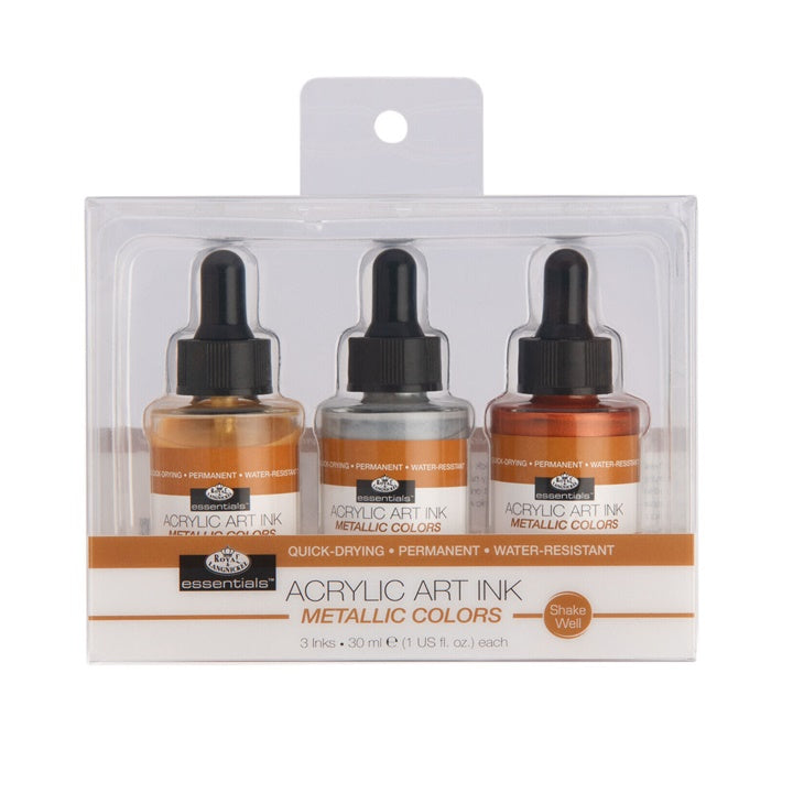 Akril tinta Royal & Langnickel metallikus színek 3 x 30 ml (1)