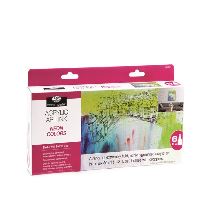 Akril tinta Royal & Langnickel neon színek 6 x 30 ml (1)